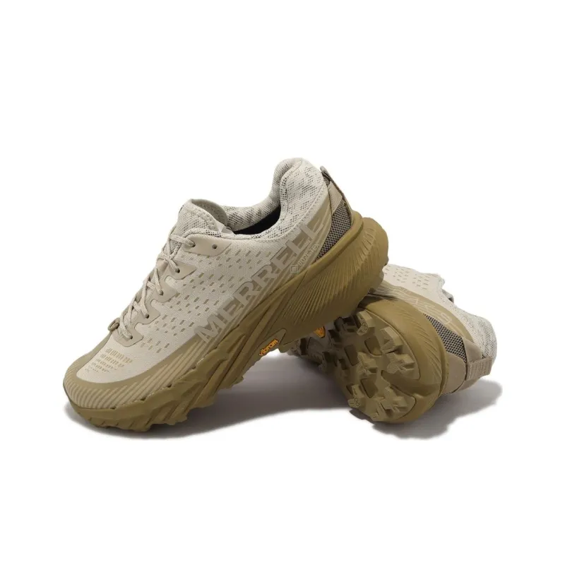 MERRELL Agility Peak 5 GTX Durable Breathable Low-Top Outdoor Shoes Men's Beige Brown-3