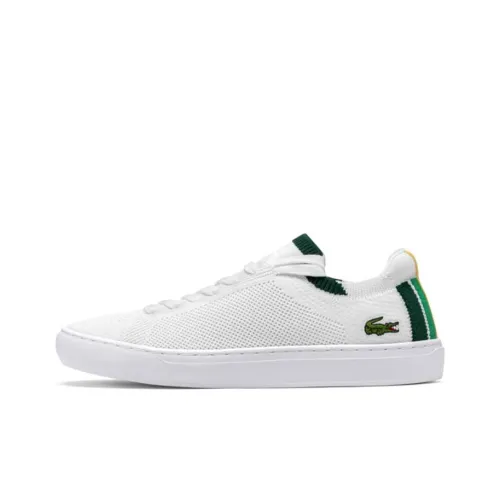 LACOSTE Skateboard Shoes Men Low-Top White