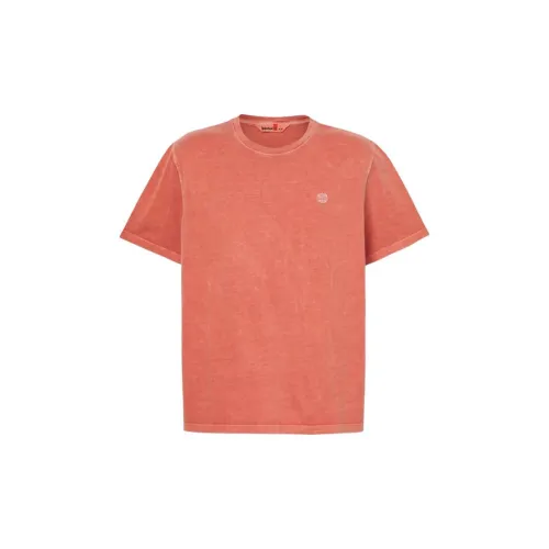 Timberland T-Shirts Men Orange Red