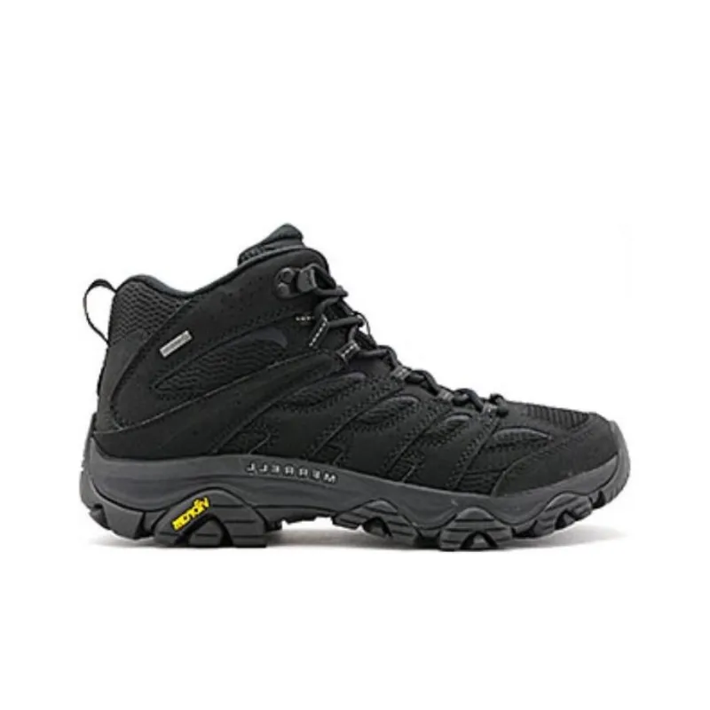 MERRELL MOAB 3 Synthetic Mid GORE TEX Cushioning, Wear Resistant High Top Casual Shoes Men's Black-1