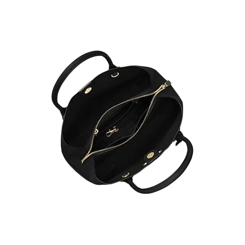 MICHAEL KORS Mercer Gallery Bucket Cow Leather Portable Crossbody Bag Shoulder Bag Medium Size Women's Black-5