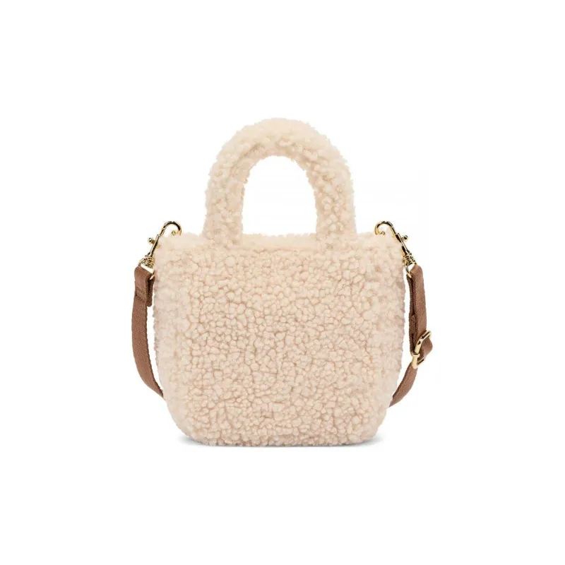 UGG Sherpa Shoulder Bag Crossbody Bag Handbag Mini Unisex Natural-2