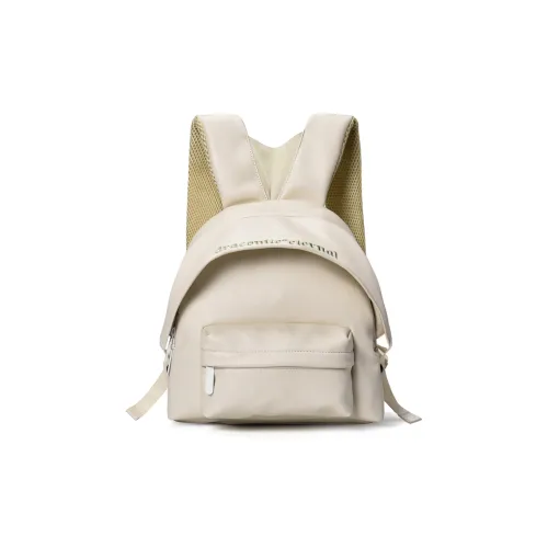 DRACONITE PU Students Backpack Mini Women's Ecru