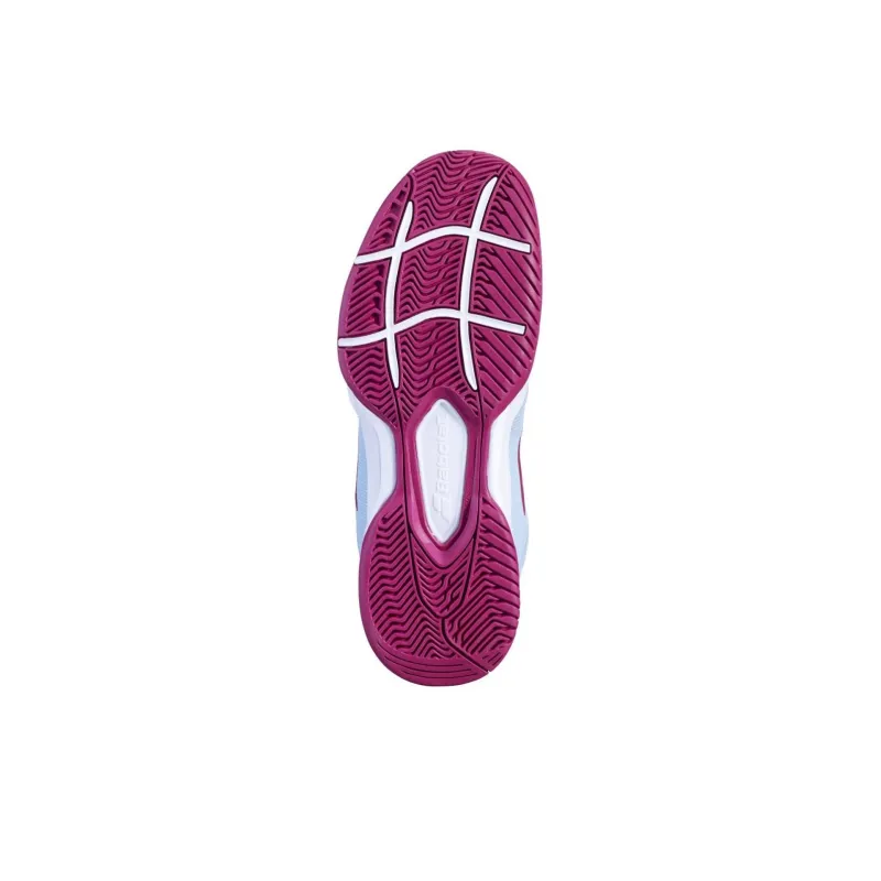 Babolat Cushioning Slip Resistant Low Top Tennis Shoes Women's Aqua Blue-3