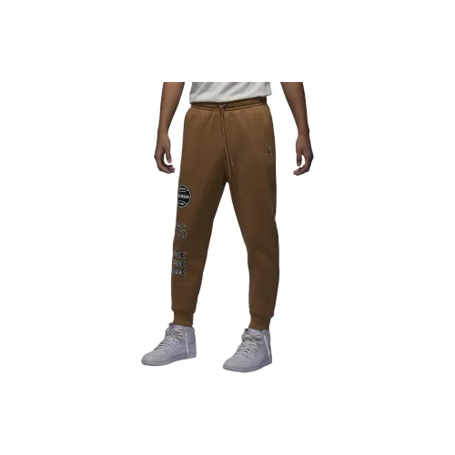 Jordan Knitted Sweatpants Men Dark Brown