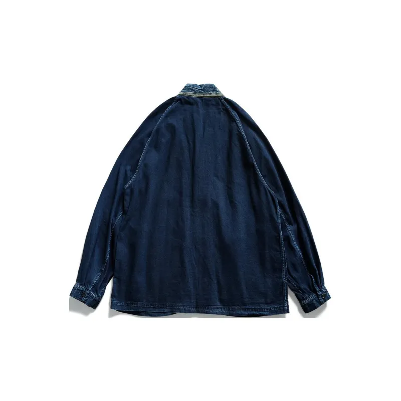 Kapital 8oz Idg Denim Tiger Jubbans Shirt Noragi Remake-1