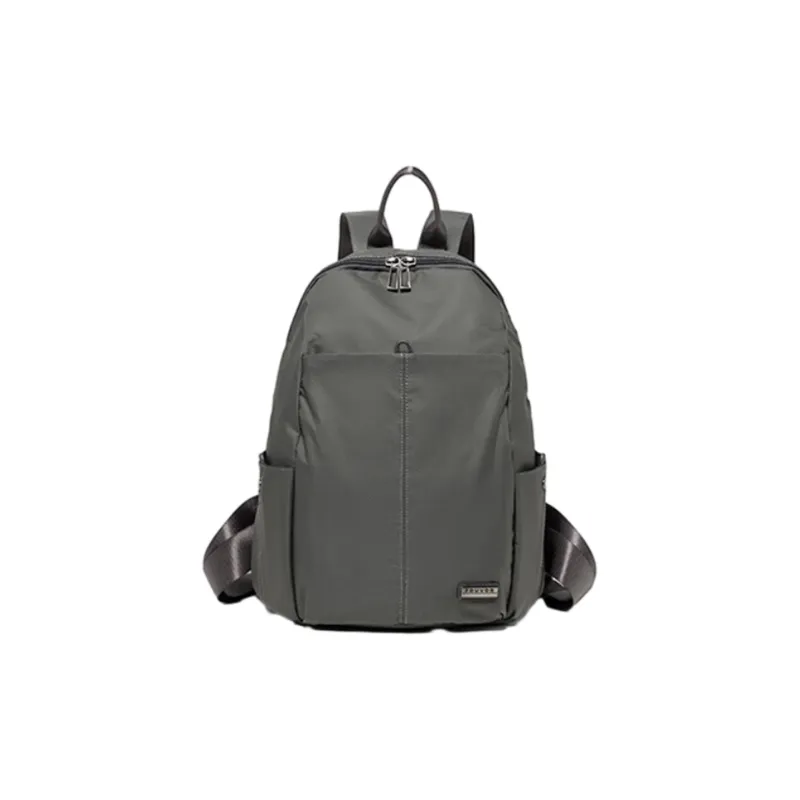 FOUVOR Oxford Backpack Unisex Chestnut Red/Black/Gray/Army Green-7