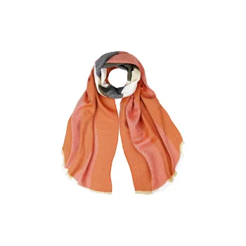 MARJAKURKI Scarf With Trendy Atmosphere Greeting Card For Relaxing Elegance And Intellectual Sophistication Unisex