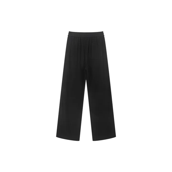 Bosieagender Casual Pants Unisex Black-1