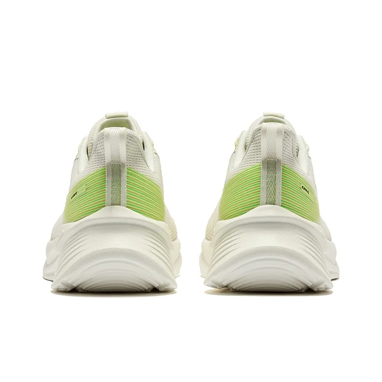 Erke Cushioning, Wear Resistant Low Top Running Shoes Men's Microcrystal White-3