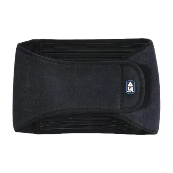 AQ Back Support Braces Fitness, Basketball Breathable Black Nylon Unisex