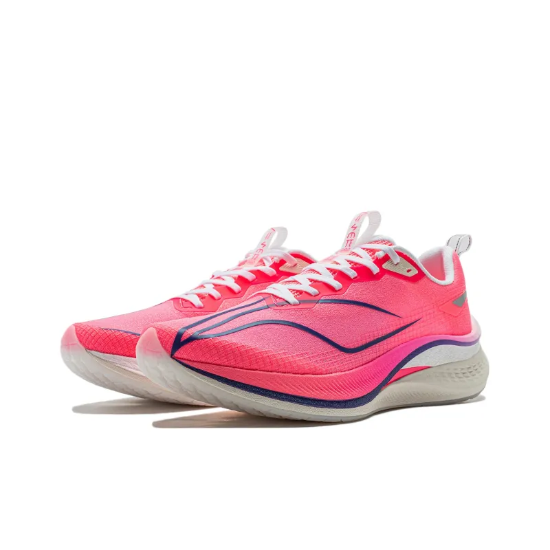 LiNing Red Hare 7 Pro Cushioned Slip Resistant Low Top Casual Running Shoes Men's Pink-2