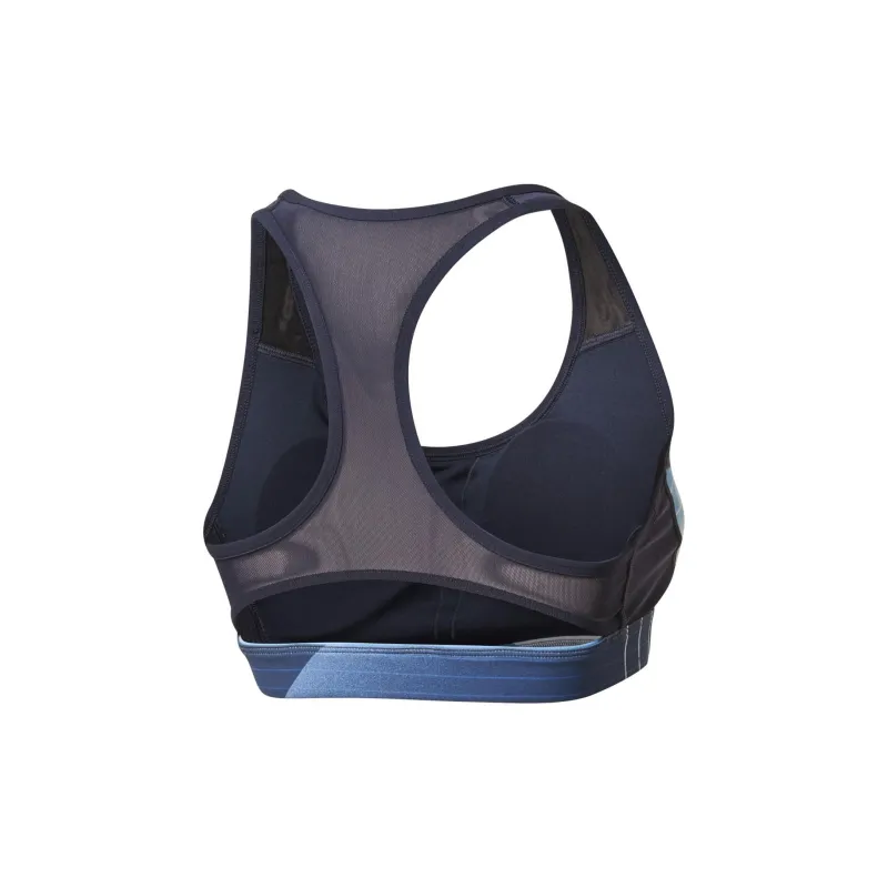 Reebok Tsr Lux Racer Bra- Aop Sports Underwear Women's Blue-1