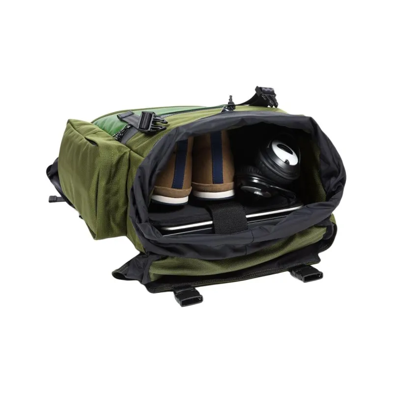 Manhattan Portage Nylon Backpack Unisex Olive-5