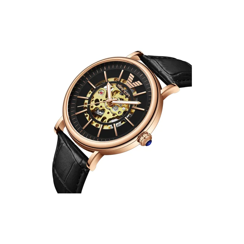 Sanda Automatic Mechanical Movement Watch Men's Watches White Dial-2