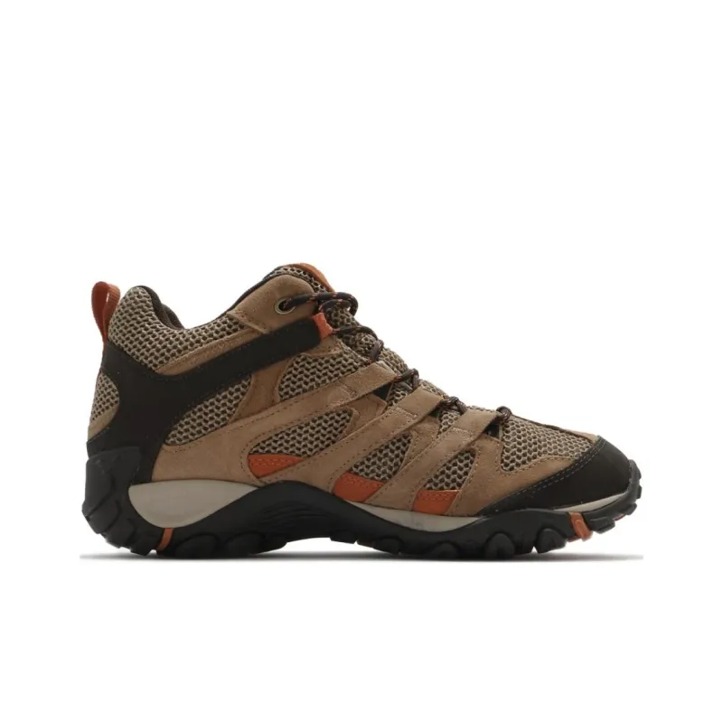 MERRELL Alverstone Mid GTX Durable Breathable Mid-Top Outdoor Shoes Men's Brown-1