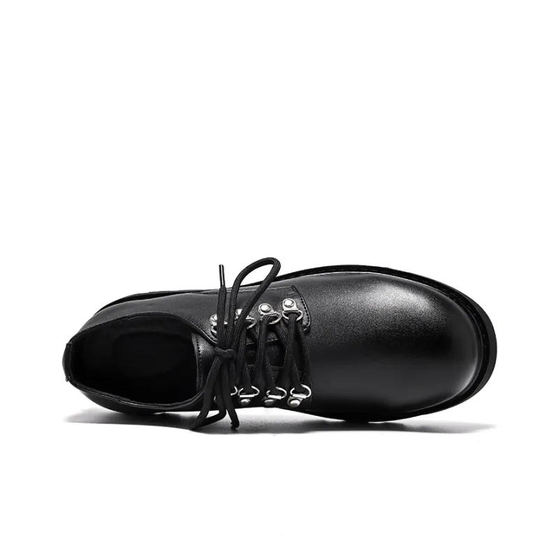 Chi Wolf Height Increasing Low Top Casual Shoes Men's Black-2