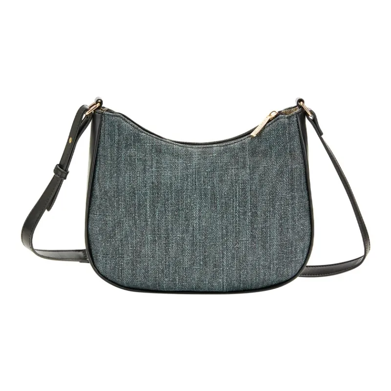 JANE KLAIN Synthetic Leather Shoulder Bag Crossbody Bag Regular Women's Green/Brown/Blue-9