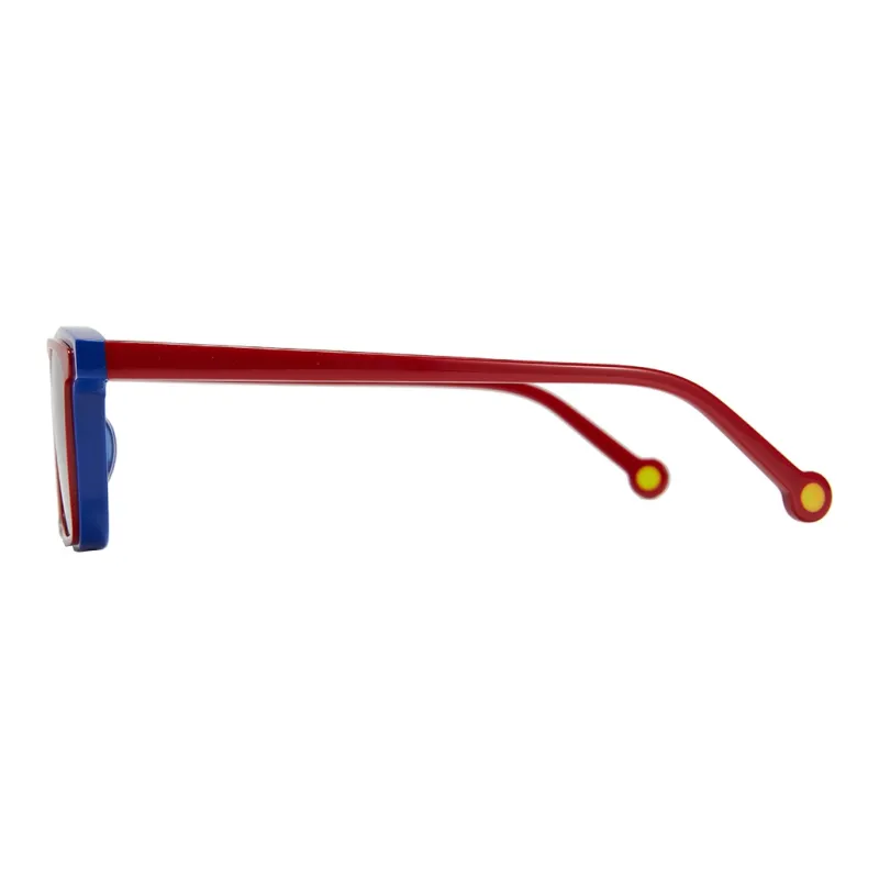 SOXICK Plate Frame Square Sunglasses Unisex-5