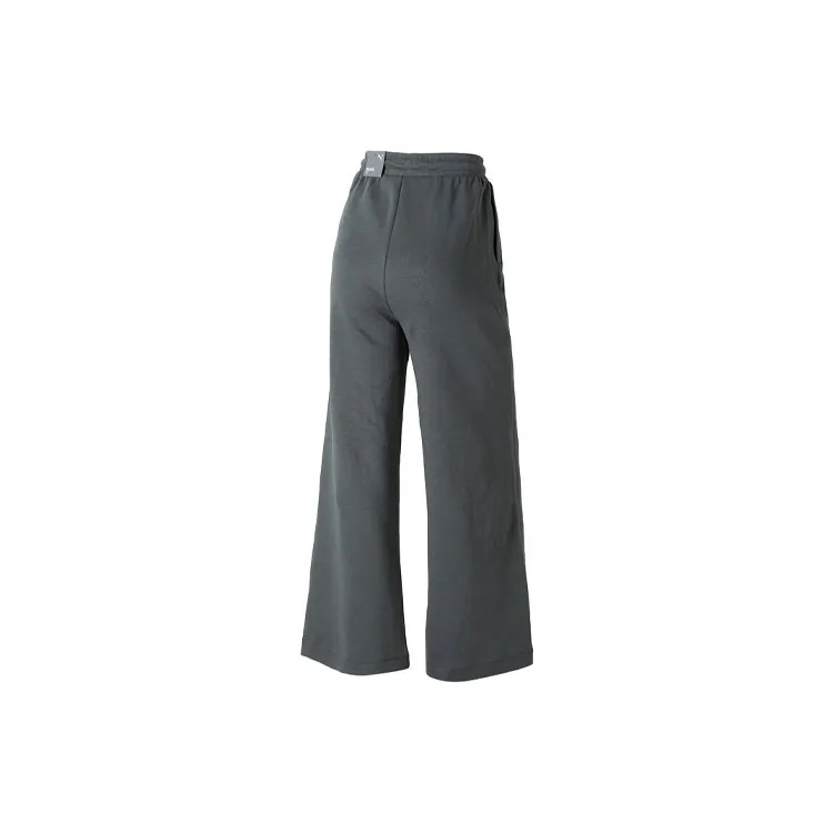 PUMA Knitted Sports Pants Women's Dark Gray-1