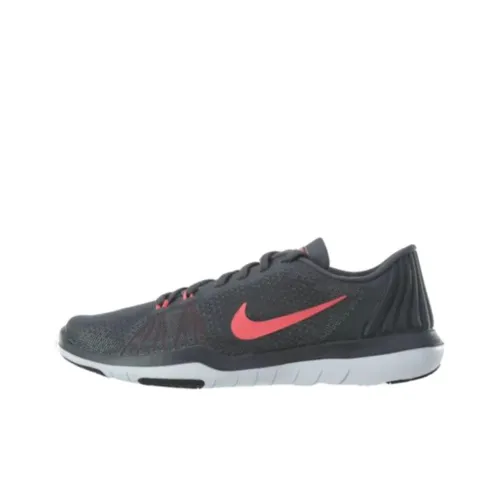 Nike Flex Supreme Tr 5 Dark Grey Hot Punch-White Women's