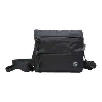 Guuka Fabric Crossbody Bag Men's Black