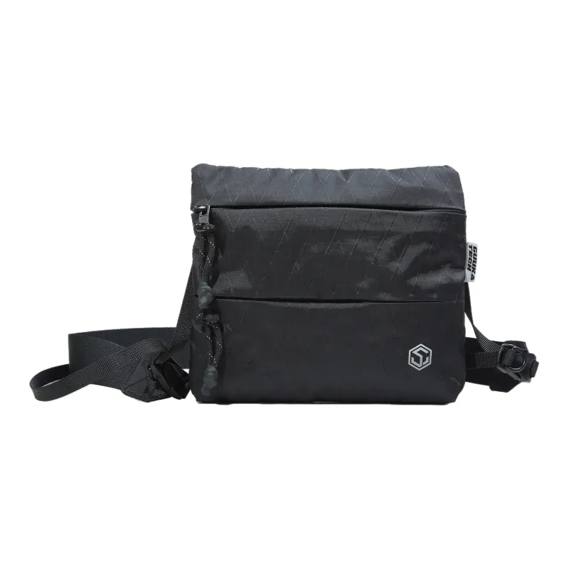 Guuka Fabric Crossbody Bag Men's Black-0