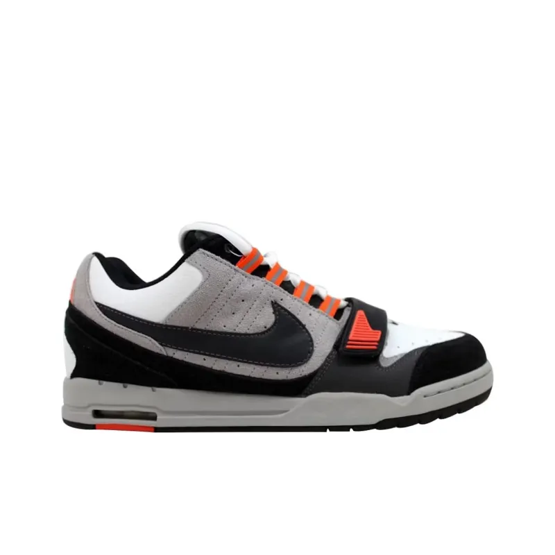 Nike Air Heist White/Black Metallic Silver Orrange Blaze-1