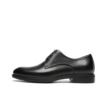 CROWN Dress Shoes Men Low Top Black