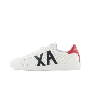 ARMANI EXCHANGEAE Low-Top Skateboard Shoes Men's White