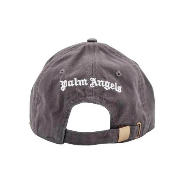 PALM ANGELS Monogram Embroidered Baseball Cap-2
