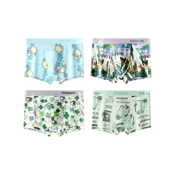 MIIOW Trendy Party Collection Cooling Summer Collection Underpants Men's 4 Pack