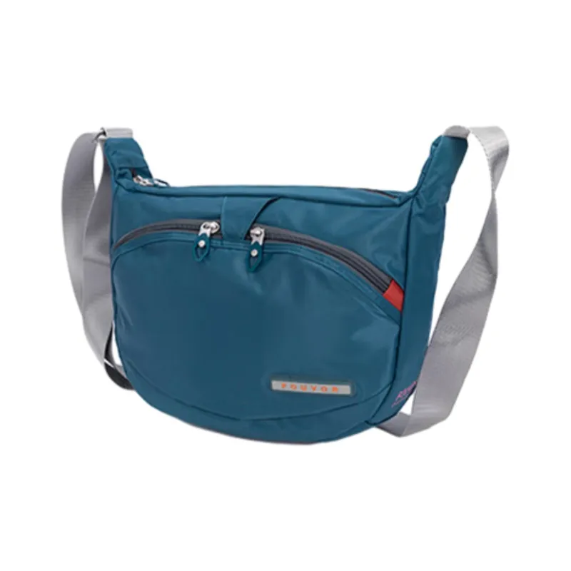 FOUVOR Nylon Fabric Shoulder Bag Crossbody Bag Regular Unisex Chestnut Red/Classic Black/Romantic Purple/Turquoise Blue-17