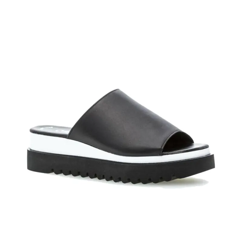 Gabor Slide Slippers Women's Black-1