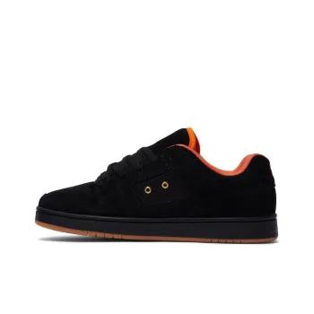 DC Shoes Slip Resistant Shock Absorbers Mid Top Skateboard Shoes Men's Black