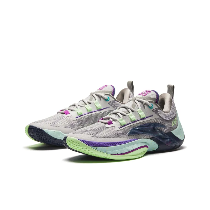 ANTA X Donte DiVincenzo Instant Zap 1 'Grey Purple Green'-2