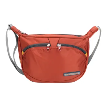 FOUVOR Nylon Fabric Shoulder Bag Crossbody Bag Regular Unisex Chestnut Red/Classic Black/Romantic Purple/Turquoise Blue