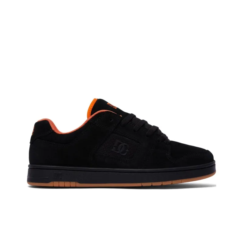 DC Shoes Slip Resistant Shock Absorbers Mid Top Skateboard Shoes Men's Black-1