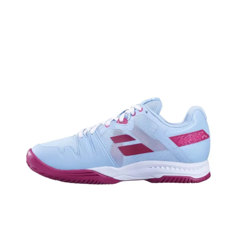 Babolat Cushioning Slip Resistant Low Top Tennis Shoes Women's Aqua Blue-0