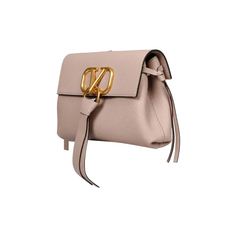 Valentino Leather Envelope Bag Clutch Crossbody Bag Shoulder Bag Women's Pink-1