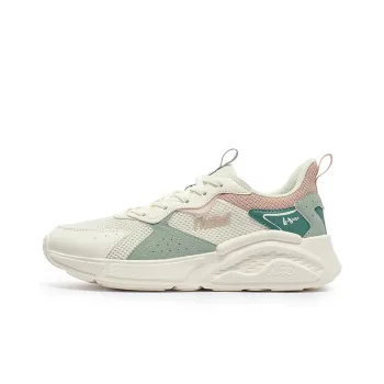 361° Light And Comfortable Anti Slip Wear Resistant Low Top Casual Shoes Women's White Cyan