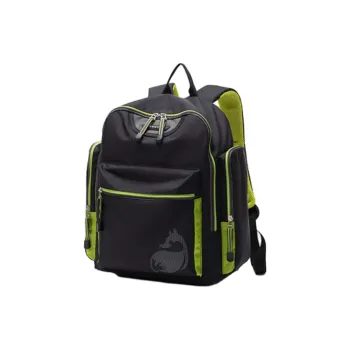 FOUVOR Oxford Backpack Unisex Black/Romantic Purple/Lake Blue