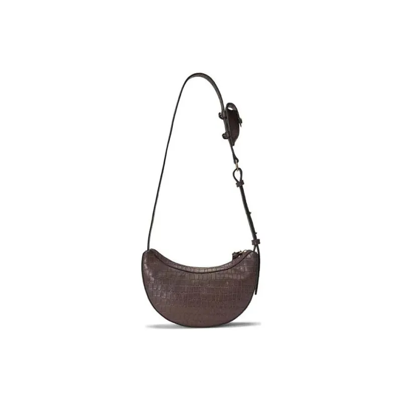 ORYANY Cow Leather Handbag Shoulder Bag Crossbody Bag Women's Dark Brown-1