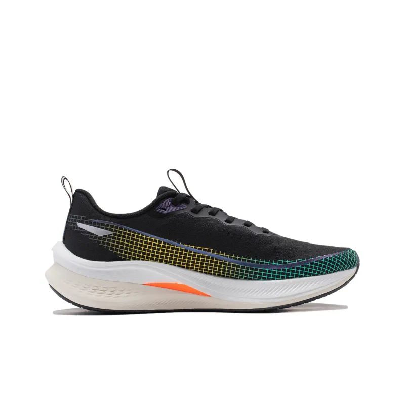 LiNing Red Hare 7 Pro Shock Absorbers With Slip Resistant Features Low Top Running Shoes Men's Black-1