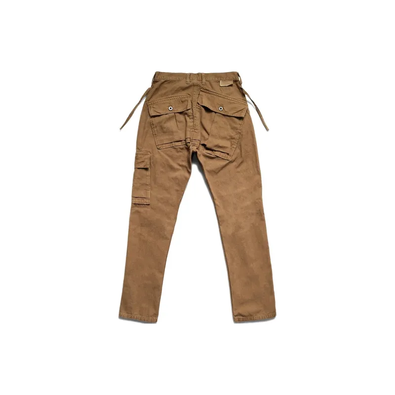 Kapital Light Canvas Ringoman Cargo Pants 'Gold'-3