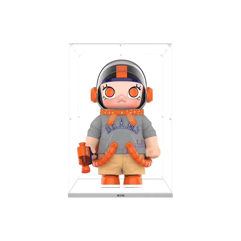 KGBOX SPACE Molly BEAMS Figure 1000% 400% Trendy Play Acrylic Display Case Model Accessories-14