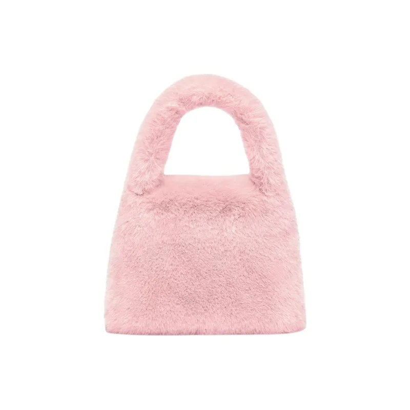 Blumarine Faux Fur Handbag Women's Pink-2