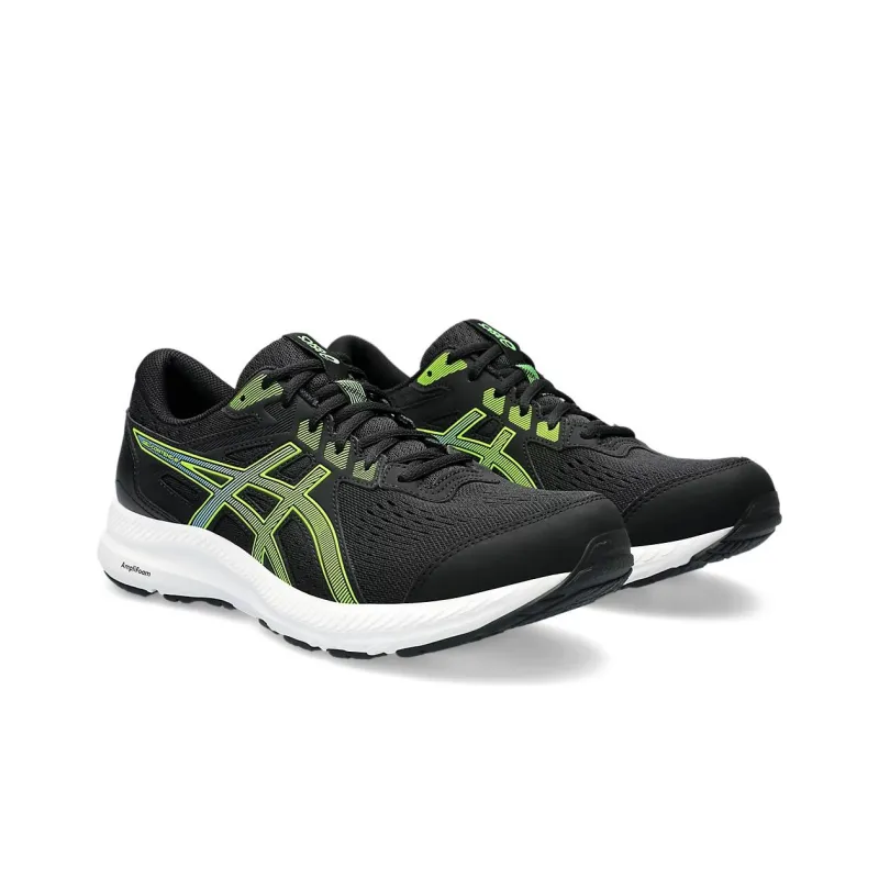 Asics Gel Contend 8 Black Electric Lime-2
