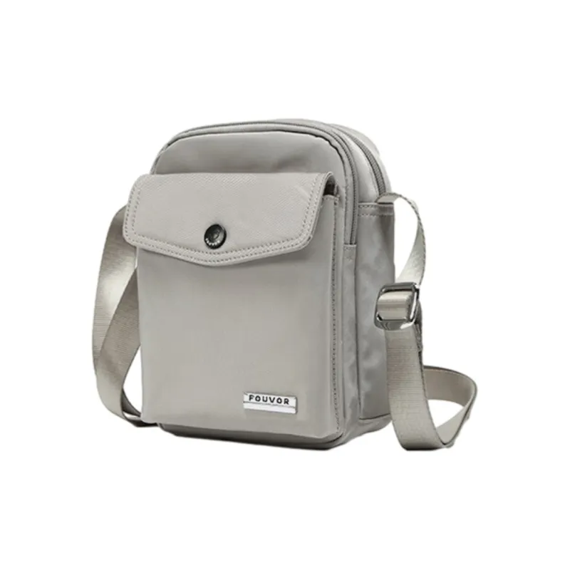 FOUVOR Oxford Shoulder Bag, Crossbody Bag Regular Unisex Beige/Black/Gray Blue/Gray/Chestnut Red/Pink-1