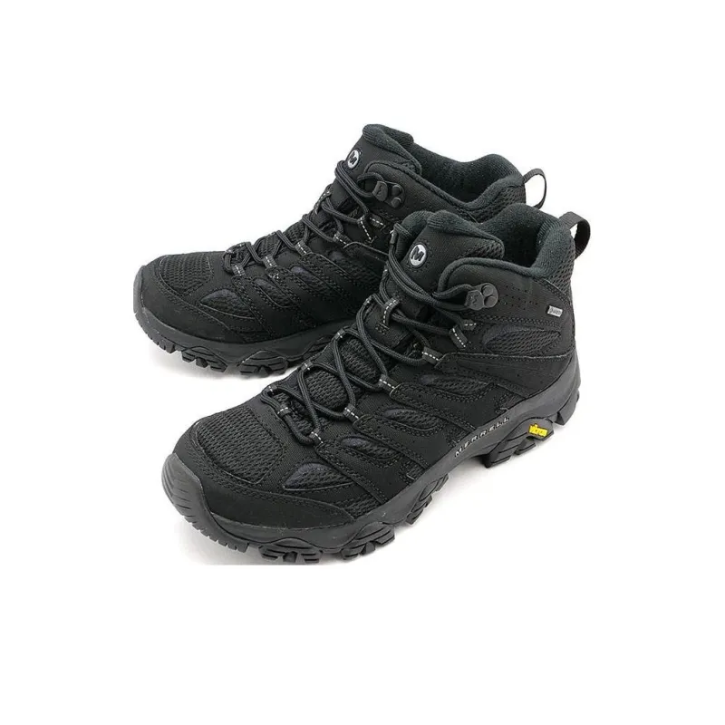 MERRELL MOAB 3 Synthetic Mid GORE TEX Cushioning, Wear Resistant High Top Casual Shoes Men's Black-2